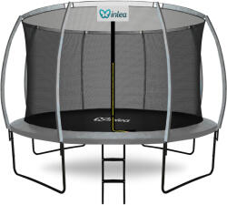 INLEA ULTIMATE Jump Trambulin belső védőhálóval 366 cm - szürke (IN01-0017) - inlea