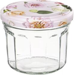 Gastro Borcan pentru conservare 240 ml, roz, cu capac filetat Springflower