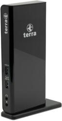 Terra MOBILE Dockingstation 732 USB-A/C Dual Display inkl. 5V/4A Netzteil, USB-A/C Kabel zu Notebooks (1480379)