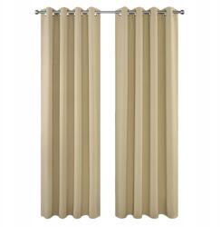  Joydeco 2-PAK Kész Sötétítő Függöny 240x140 cm Átvezetőkkel Bézs (B0DKXCQZJ7)
