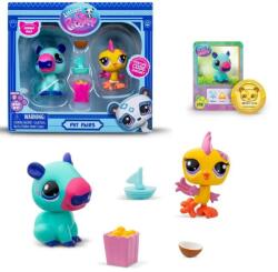 MGA Entertainment Littlest Pet Shop: Jungle Pals - Set figurine Capybara și Papagal Seria 2 (LPS00620/00585) Figurina