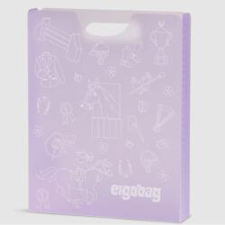 Ergobag A4 Ergobag Horses Purple füzetbox, átlátszó (ERG_00366_40001_10)