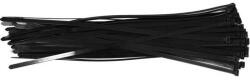 TOYA YT-70653 Kábelkötegelő 400x7, 6 mm, fekete, 50 db/csomag (70653) (YT-70653)