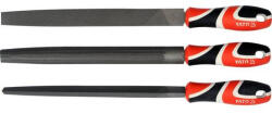 TOYA YT-6237 Lakatos reszelő készlet 3 részes 250mm #2 (félkör, háromszög, lapos) (6237) (YT-6237)