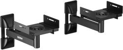 DATMAN Set 2 Suporturi Universale de Perete pentru Boxe, DATMAN, Reglabil, Rotire 360°, Inclinare +/-10°, Organizator Cabluri, Compatibile cu Latime Boxe 13- (DAT-441)