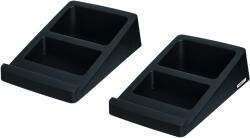 StableDesk Set 2 suporturi pentru boxe de birou StableDesk, Inclinat 15°, anti-vibratii, Pentru boxe bookshelf si monitoare studio, Optimizeaza directia sunetulu (SD-251-M)