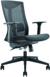 StableDesk Scaun Ergonomic StableChair Pro Mesh Mid, Pentru Office/Gaming, din Plasa, Suport Lombar, Cotiere Reglabile, Blocare Spatar in 4 Pozitii, Max. 150 kg (SD-105-S-NE)
