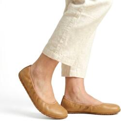 Vlnka Balerini barefoot din piele Kara, maro mărimi încălțăminte adulți 38 (15-002142-38)