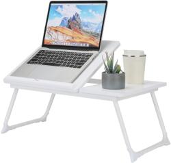 StableDesk Masa pentru Laptop Pliabila StableDesk®, 55x32x25 cm, Pentru Pat si Canapea, Unghi Reglabil in 5 Trepte, Antiderapanta, cu Suport Laptop, Pahar si Mou (SD-266-AL) Suport laptop