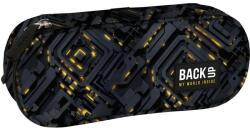 DERFORM Penar cu fermoar, formă ovală, model Future - BackUp Penar