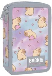 DERFORM Penar cu două compartimente, echipat cu rechizite, model Capibara - BackUp Penar
