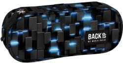 DERFORM Penar cu fermoar, formă ovală, model Blue Iron - BackUp Penar