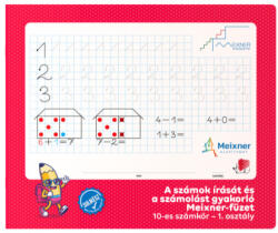  Füzet Meixner kisalakú 1. osztályos 8mm sorközzel 32 lapos fekvő négyzethálós 10-es számkör (PAP1111-2784)