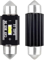 AMiO Set 2 becuri auto LED Amio C5W 36mm Canbus 12-24V, lumina alba (AM02442)