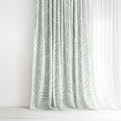 Goldea draperie decorativă luca - linii salvie 240x150 cm