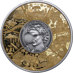 Agatha Christie (2026) - 5 Oz ezüst gyűjtői puzzle érme
