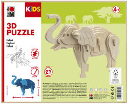  Marabu KiDS 3D Puzzle fából - elefánt