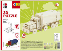  Marabu KiDS 3D Puzzle fából - teherautó