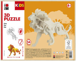  Marabu KiDS 3D Puzzle fából - oroszlán
