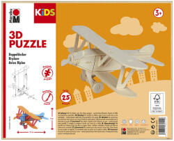  Marabu KiDS 3D Puzzle fából - kétfedelű repülőgép