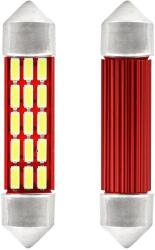 AMiO Set 2 becuri auto LED AMIO C5W 41mm Canbus 12-24V, 20 SMD 4014 alb (AM01634)