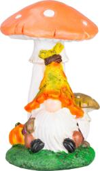 MagicHome Decoratiune gnom sub ciuperca MagicHome Nature, polyresin, 16, 5 cm (8091663)