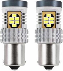 AMiO Set 2 becuri LED Canbus AMIO BA15S P21W alb 12V/24V 24SMD 1156 (AM02797)