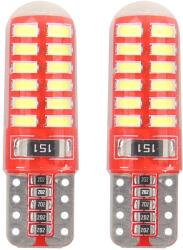AMiO Bec LED T10 Canbus alb 12V 1.9W 24 SMD 3014 AMIO, set 2 buc (AM01444)