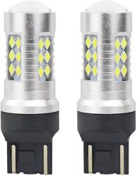AMiO Set 2 becuri LED T20 W21/5W 12-24V, 24 SMD 3030, 6.2W, AMIO (AM02126)