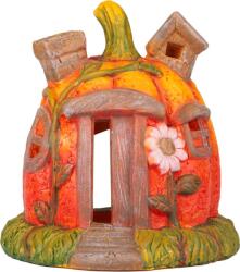 MagicHome Decoratiune dovleac-casuta din ceramica MagicHome Nature, 16, 2 cm (8091671)