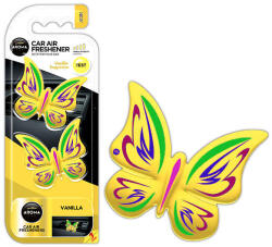 Amio Odorizant auto pentru oglinda Aroma Fancy Shapes Butterfly Vanilla (AMA83538)