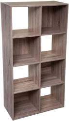 5five Simple Smart Biblioteca 5Five Mix n’Modul cu 8 compartimente, finisaj natural bej (JJ-160478) Biblioteca