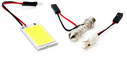 AMiO Bec LED pozitie auto 12V alb cu adaptoare T10 W5W si C5W Festoon AMIO (AM01621)