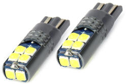 AMiO Bec pozitie LED T10 W5W CANBUS alb 12V-24V, 10 SMD 3030, set 2 buc AMIO (AM02447)