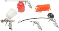 Breckner Germany Set 5 Accesorii Aer Comprimat cu Furtun Spiralat 5m si Pistoale Vopsit Spalat (DISEZ93)
