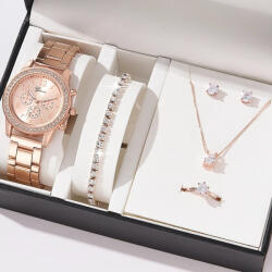 GTT 5 darabos luxus ékszer készlet nőknek, rosegold szín KOPB-902