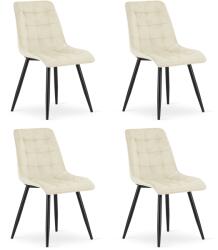 FDY Set 4 Scaune Bucatarie/Dining Spirit Catifea Bej