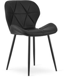 FDY Scaun Bucatarie/Dining Miller Piele Ecologica Negru