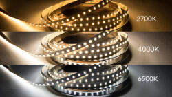 ART Banda led CCT 10W 24V 120LED m 100lm W 8mm IP20 5 metri (ARTAA-070-CCT-81653)