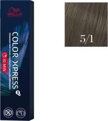 Wella Vopsea de par permanenta Wella Professionals Color Xpress 5 1, Castaniu Deschis Cenusiu, 60 ml