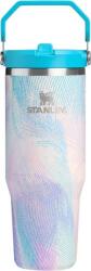 STANLEY Pahar termic cu mâner și pai IceFlow Sea Glass Plume 890 ml (10-13424-663)