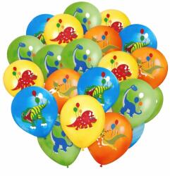 brokatove Lufik dinoszauruszokkal Állatkert Triceratops Tyrannosaurus Pterodaktyl Születésnapi Szett