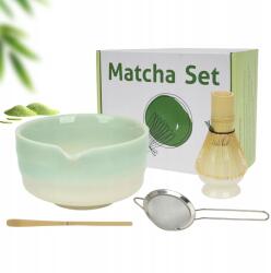 Bedee Matcha Tea Szett Japán Stílusban Kerámia Színátmenetes Zöld 5 Ele