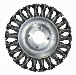 ABRABORO 125mm-es drótkorong kefe Abraboro csiszológéphez 0, 5mm-es fonott huzal (AB90416421)