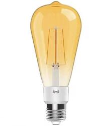 Yeelight Smart LED Filament Bulb ST64 - vintage okosizzó Wi-Fi, E27, 6W, 500 lm, meleg fény (2700K) (YLDP23YL)