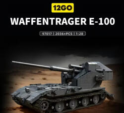  Waffentrager e-100 lánctalpas löveg epitokeszlet (mould070)