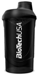 BioTechUSA Keverőpalack Biotech Wave Shaker 600ml fekete-füst
