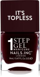 Nails Inc. Nails Inc. It’s Topless géles körömlakk a hosszan tartó hatásért árnyalat Billie 14 ml