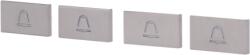 Hikvision DS-KABV7413-SBUTTON4 buton de apel pentru stația de vilă HD cu 2 fire (DS-KABV7413-SBUTTON4)