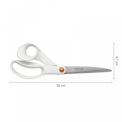 Fiskars nagyméretű általános olló, 24 cm, fehér (1020414) (1020414)